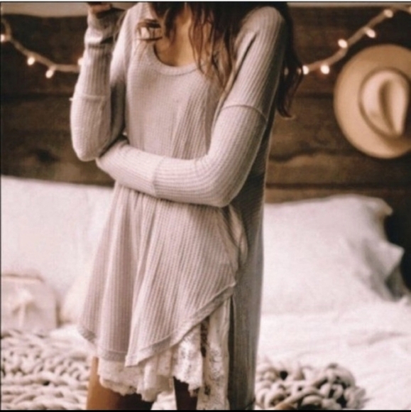 FREE PEOPLE Ventura thermal long sleeve top xs - Picture 1 of 14